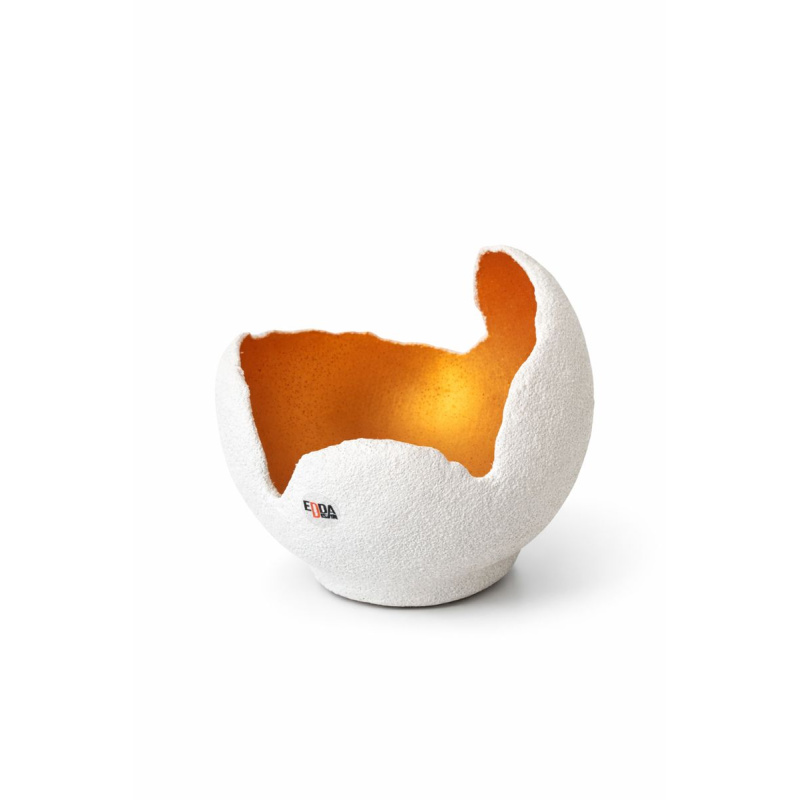 Betoonist kauss KUMA - Valge & Kuld